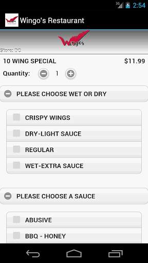 Wingo's Restaurant screenshot 3