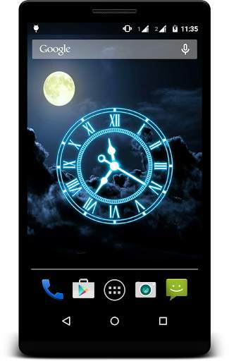 Night Clock Live Wallpaper screenshot 8