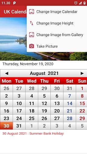 UK Calendar 2021 screenshot 4
