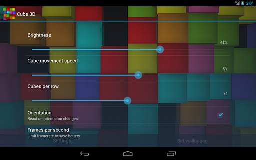 Cube 3D: Live Wallpaper screenshot 15