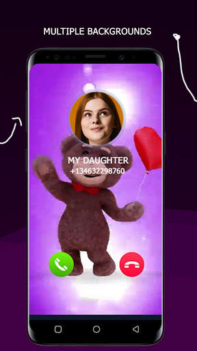 Light Color Call Screen Theme - caller screen screenshot 4