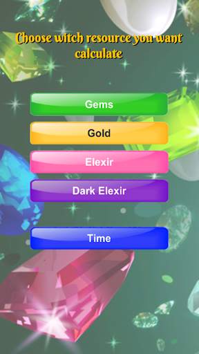 Gems calc for clashers game screenshot 2