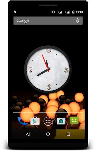 White Clock Live Wallpaper screenshot 6