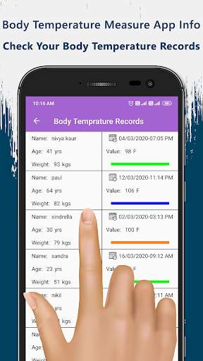 Body Temperature Measure App Info screenshot 4