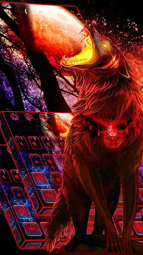 Bloody Scary Wolf Theme screenshot 1