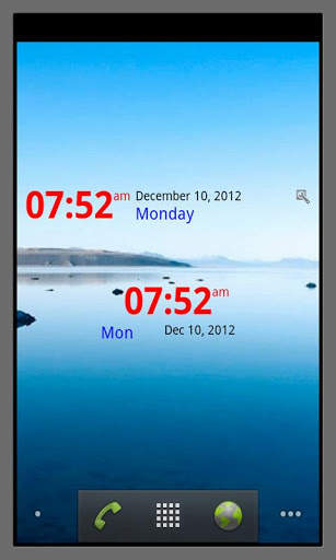 Digital Clock Widget screenshot 2