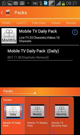 Banglalink Mobile TV screenshot 11