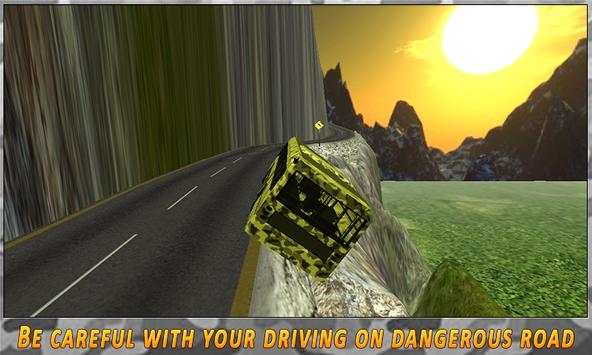 Army Bus Driver Hill Climb screenshot 6