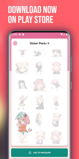 Anya Forger Stickers For WA screenshot 7