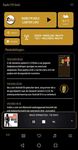 Radio FM Gold 1 تصوير الشاشة