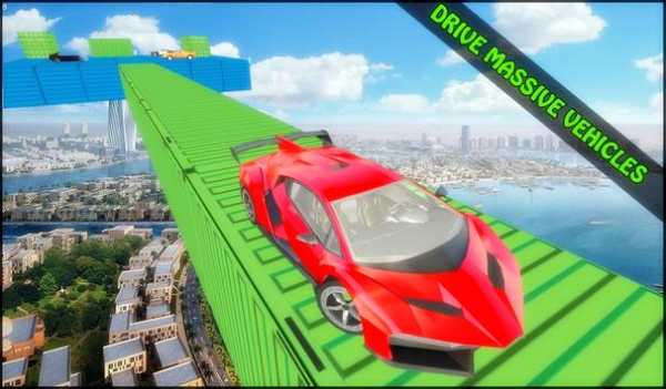 Impossible Car Stunt Track 3D Driving screenshot 2