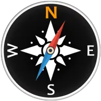 Gyro Compass 3D True North Finder with GPS Maps