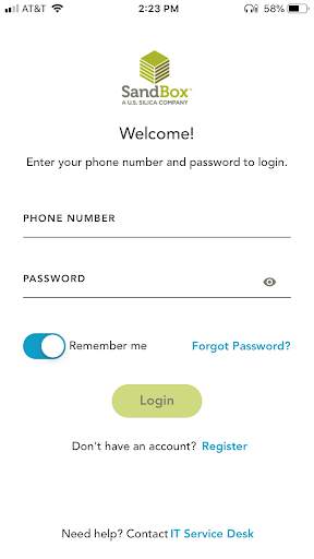 Sandbox Mobile App screenshot 2