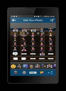 Editor de fotos para Clash Royale screenshot 7