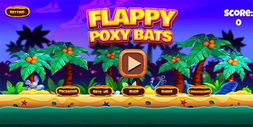 Flappy Poxy Bats – Flap Flap Bat Simulator screenshot 1