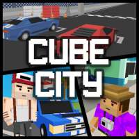 Grand Cube City: Sandbox  Life Simulator - BETA logo