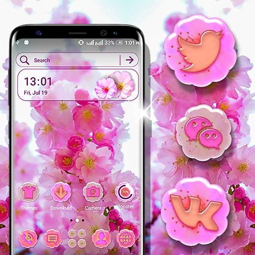 Cherry Blossom Launcher Theme 1.2