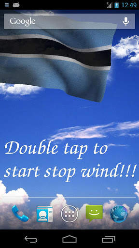 Botswana Flag Live Wallpaper screenshot 1