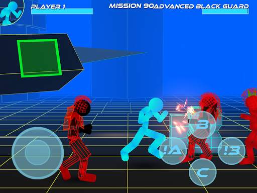 Stickman Neon Street Fighting screenshot 8