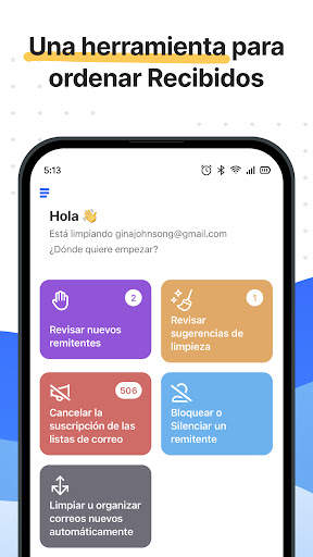 Clean Email - Ordene Recibidos screenshot 1