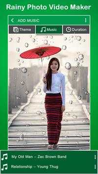 Rainy Photo Video Maker screenshot 2