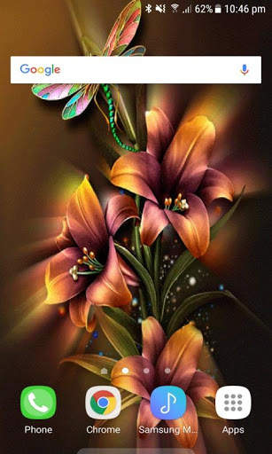 Animated Flowers Live Wallpaper screenshot 3