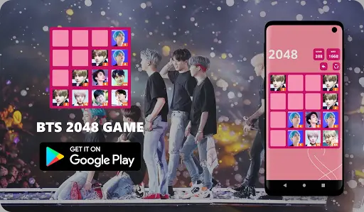 BTS 2048 Game screenshot 1