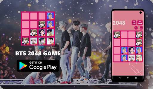 BTS 2048 Game screenshot 1