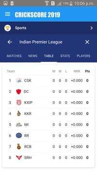 CRICKSCORE 2019 | LIVE SCORE, MATCH SCHEDULE, NEWS screenshot 4