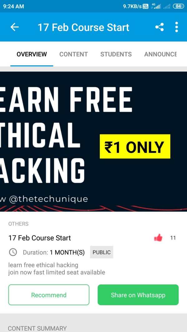 Thetechunique - Learn Ethical Hacking скриншот 3