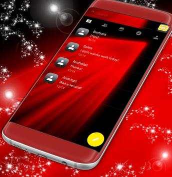 Red Blood Message Theme screenshot 1