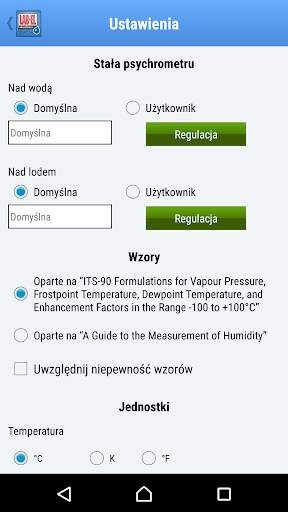 HUMIDITY CALCULATOR LAB-EL screenshot 5