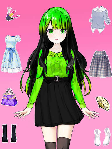 Makeover Anime Dress Up Games screenshot 13