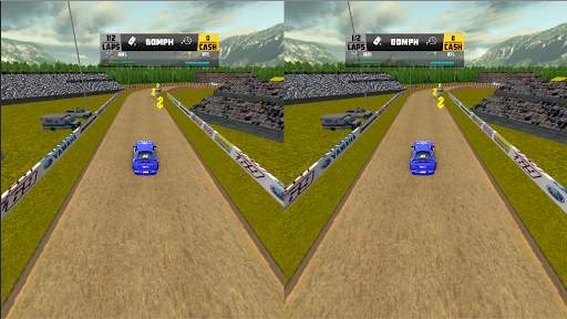 Thumb car race dirt drift VR screenshot 1