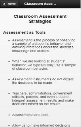 Assessment in Education 3 تصوير الشاشة
