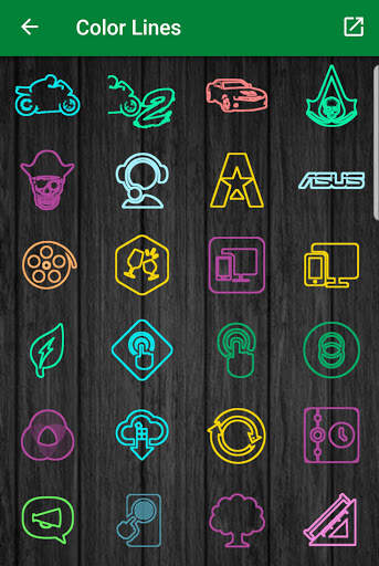 Color Lines - Icon Pack screenshot 6