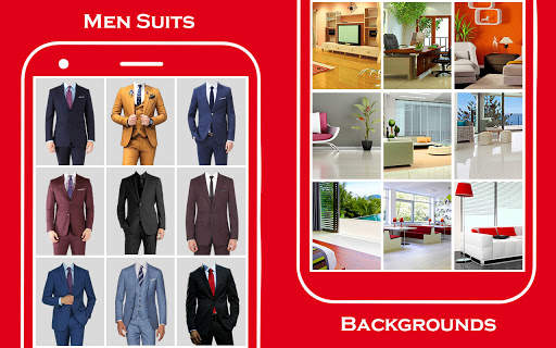 Men casual suit photo editor screenshot 5