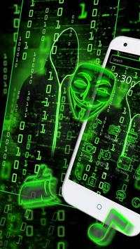 Neon Secret Hacker Launcher Theme screenshot 4