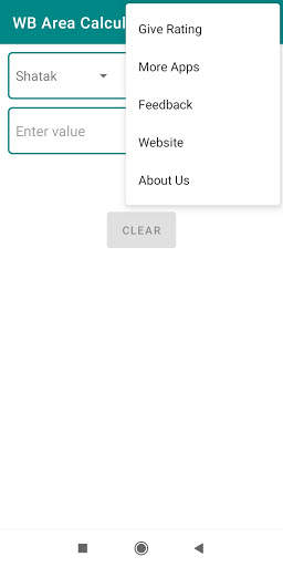 West Bengal Land Measurement Calculator screenshot 2