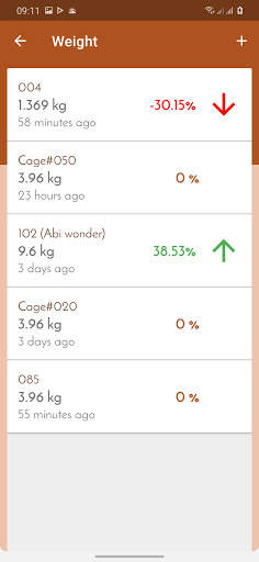 Rabbit Farm record management screenshot 5