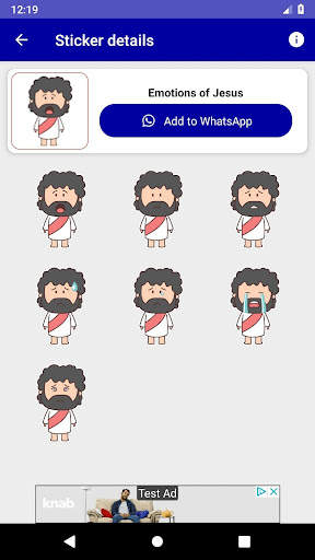 Christian WAStickerApp - Bible screenshot 2