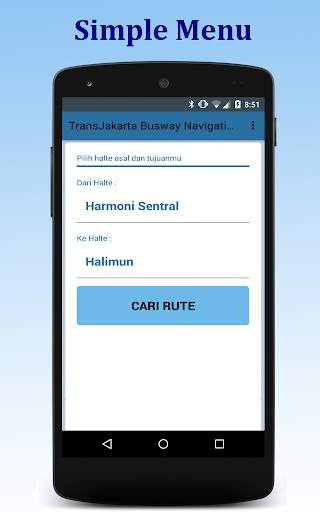 TransJakarta Busway Navigation screenshot 1