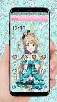 Anime Girl live Wallpaper screenshot 3