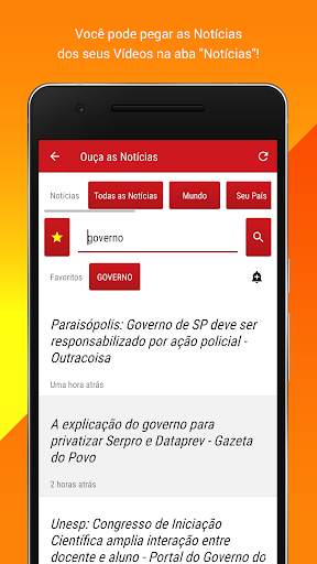 Narrador de Voz     (crie vídeos com texto lidos) screenshot 8