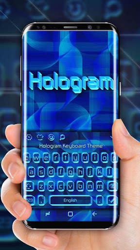 Hologram Keyboard Theme screenshot 1