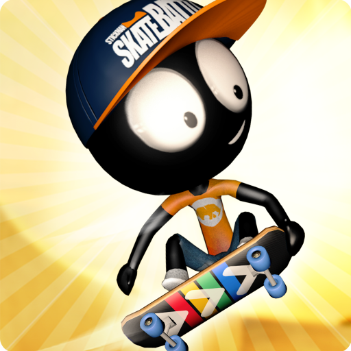 Stickman Skate Battle आइकन