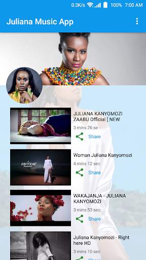 Juliana Music App screenshot 1