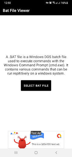 Bat File Opener & Viewer - Open BAT Files Online screenshot 1