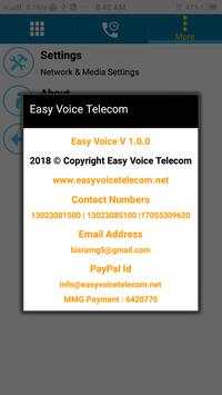 Easy Voice Telecom screenshot 2