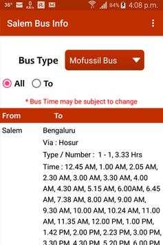 Salem Bus Info screenshot 1